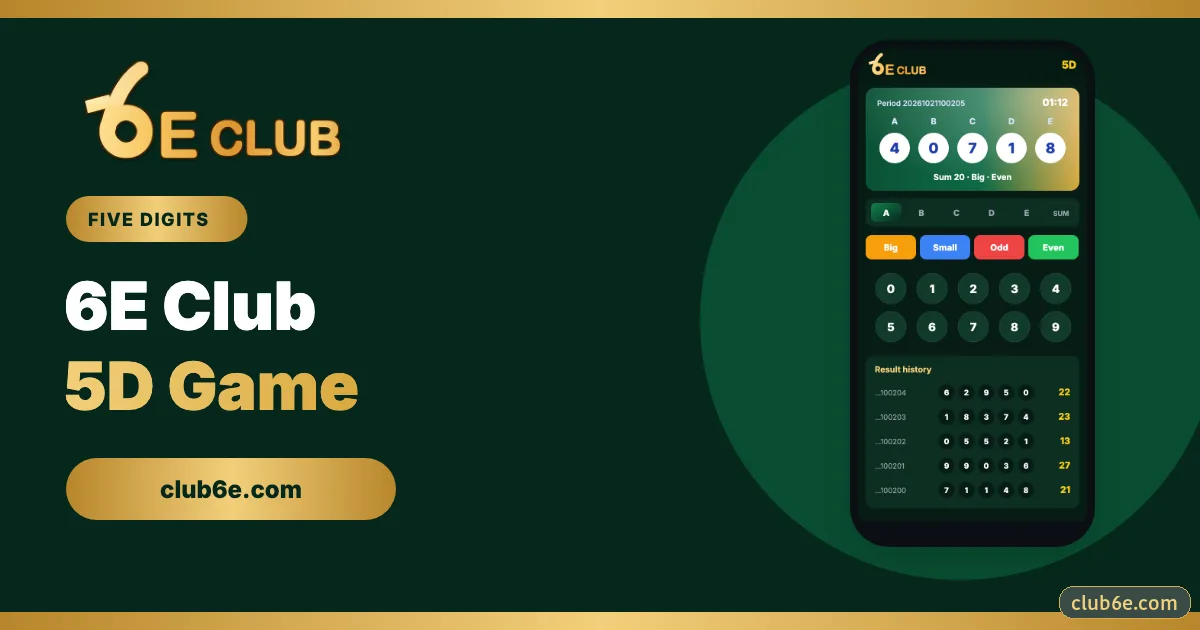 6E Club 5d guide banner