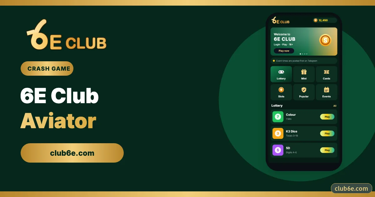 6E Club aviator guide banner