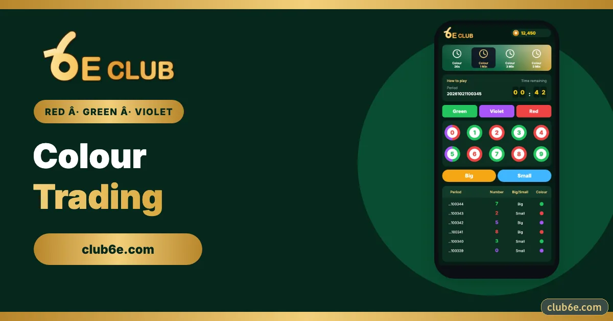 6E Club colour guide banner