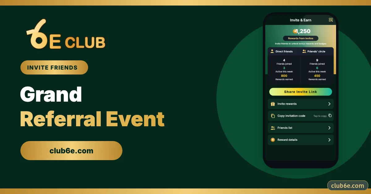 6E Club Grand Referral Event 2026 – How It Works