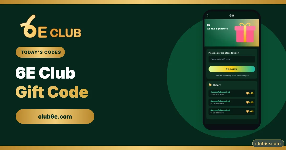 6E Club gift guide banner