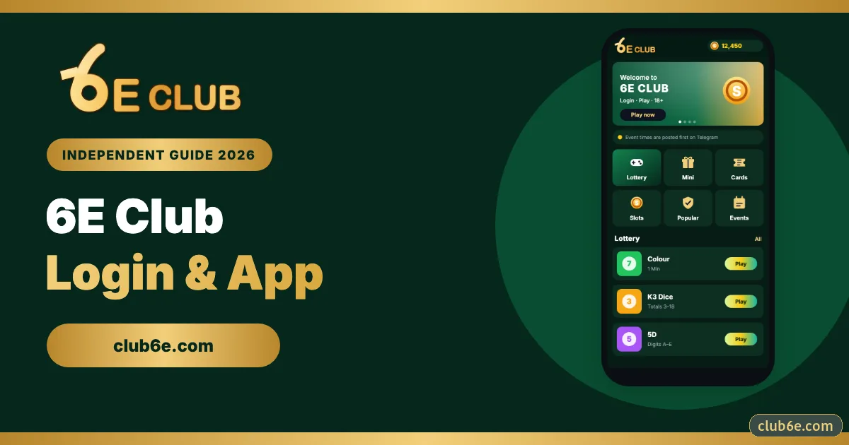 6E Club home guide banner