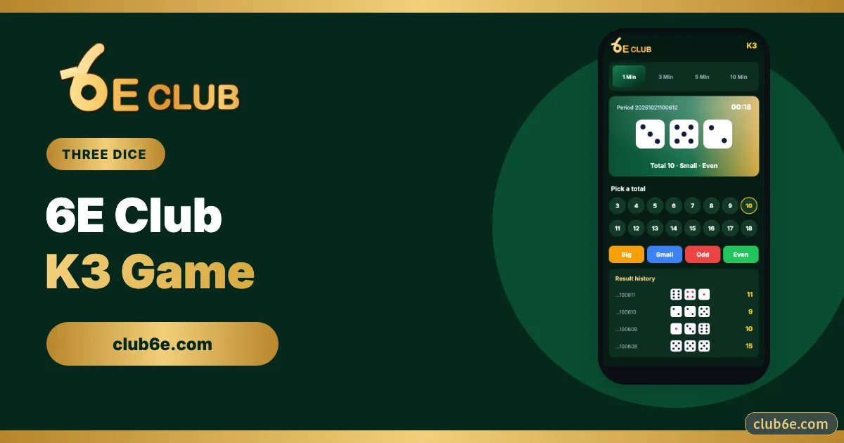 6E Club k3 guide banner