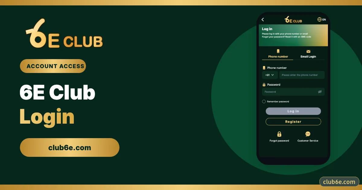 6E Club Login – Sign In Steps and Fixes