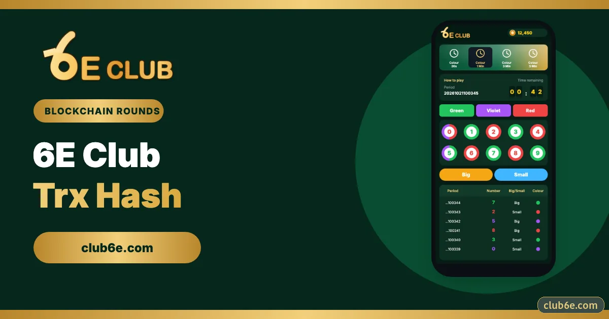 6E Club trx guide banner